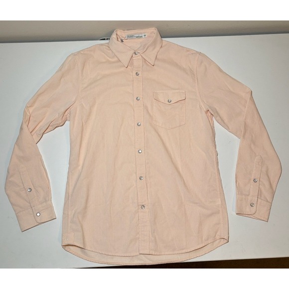 Criquet Other - Criquet Men's Corduroy Snap Shirt | Peach | NWT | Large